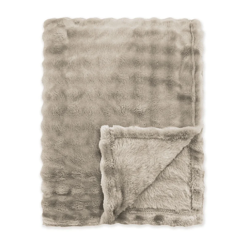 Bedsprei Ribbed Comfort - Taupe