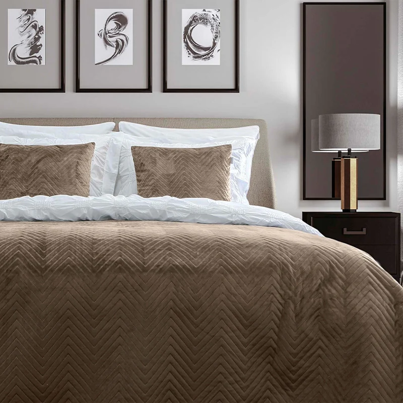 Bedsprei Madeline - Taupe