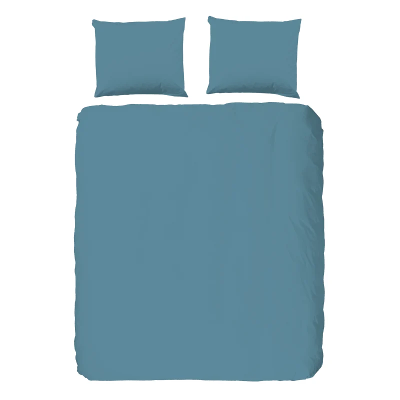 Dekbedovertrek Percale-Katoen - Blauw