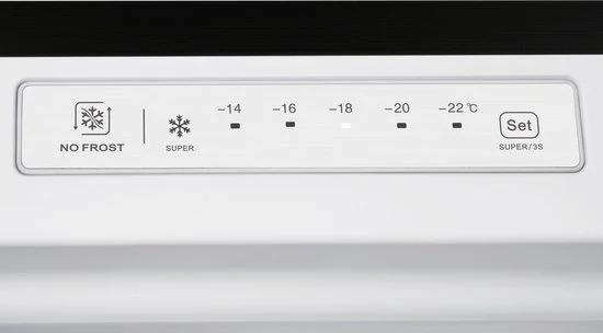 Inventum vrieskast VR1430B - Vrijstaand - Zwart 143cm
