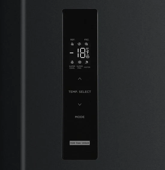 Inventum Amerikaanse koelkast SKV0178B - No Frost