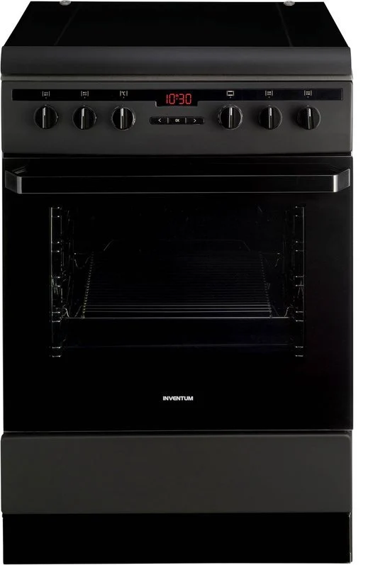 Inventum gasfornuis VFG6034WGZWA - Zwart