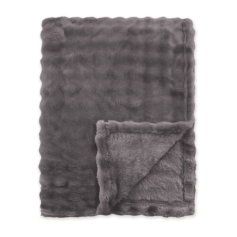 Bedsprei Ribbed Comfort - Antraciet