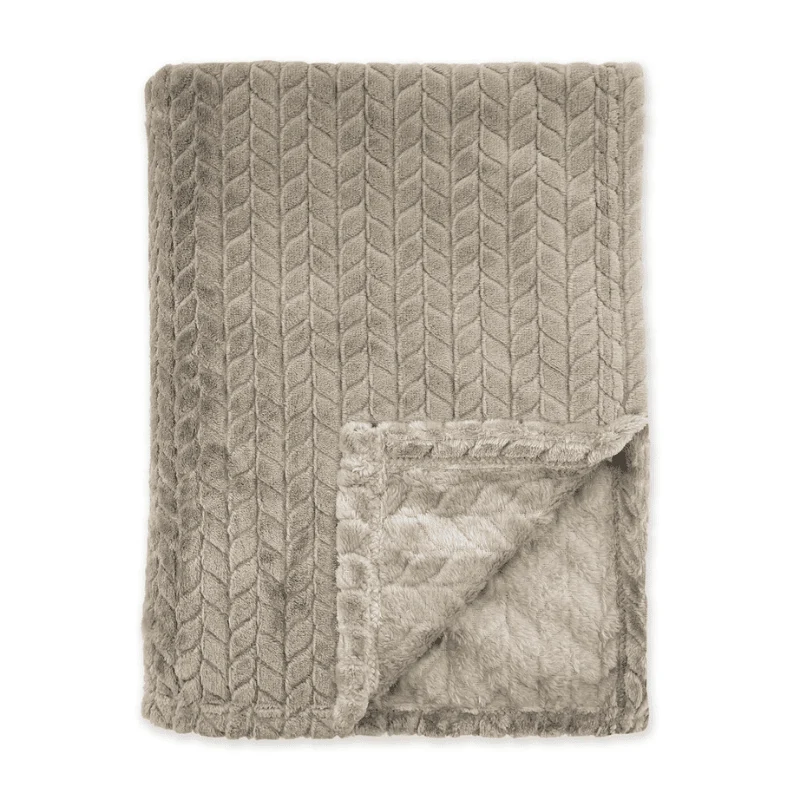 Bedsprei Twill Touch - Taupe