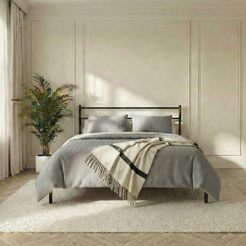 Bedsprei Rope - Zilver