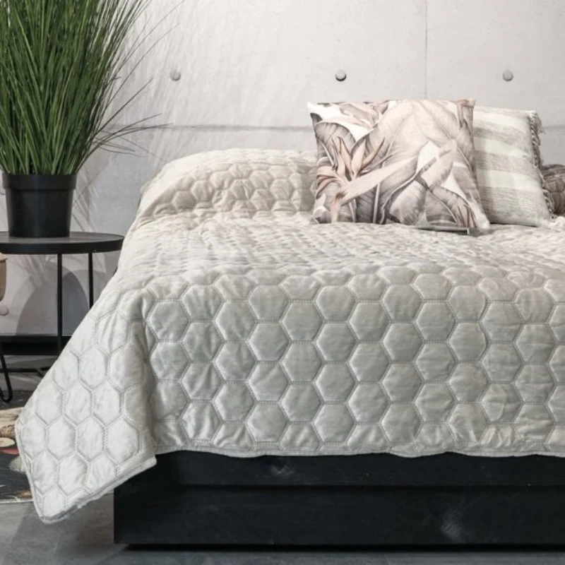 Bedsprei Peggy - Wit
