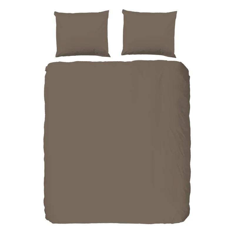 Dekbedovertrek Pure Uni - Taupe