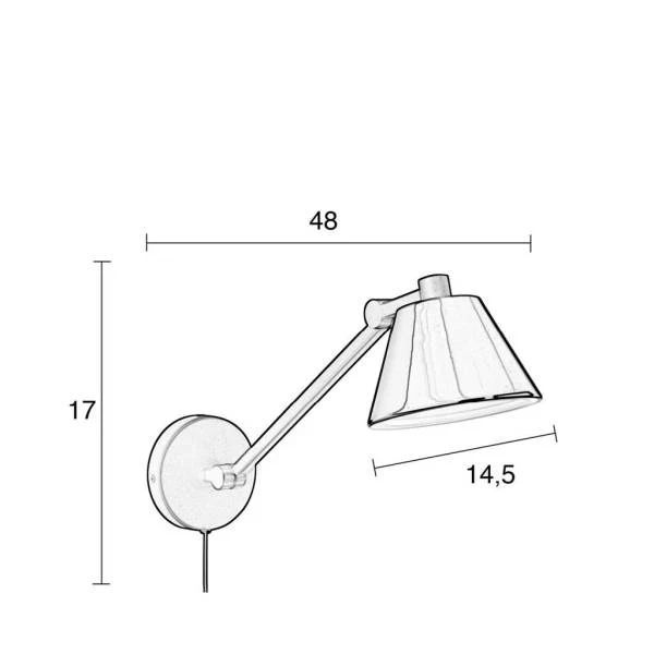 Zuiver wandlamp Lub