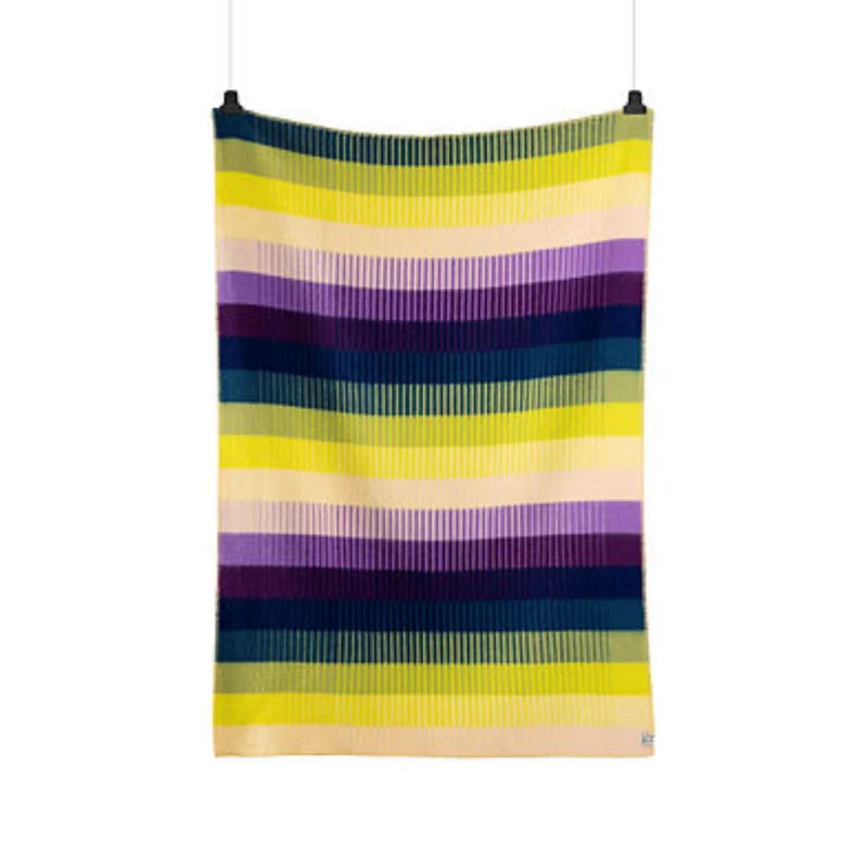 Roros wollen plaid Åsmund gradient