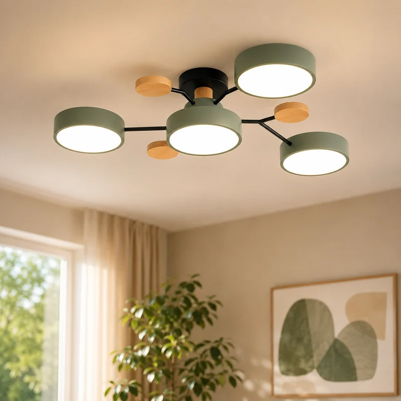 Clion Circa | Modern Round LED Flush Mount Ceiling Light