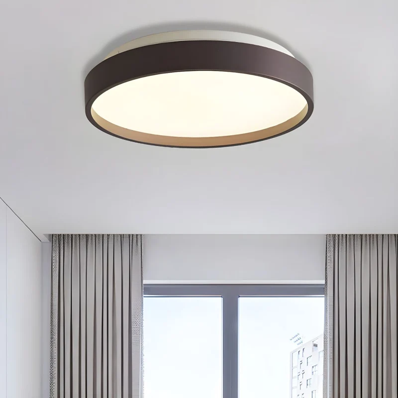Modern Flush Mount Ceiling Light with Acrylic Shade | Jenvix