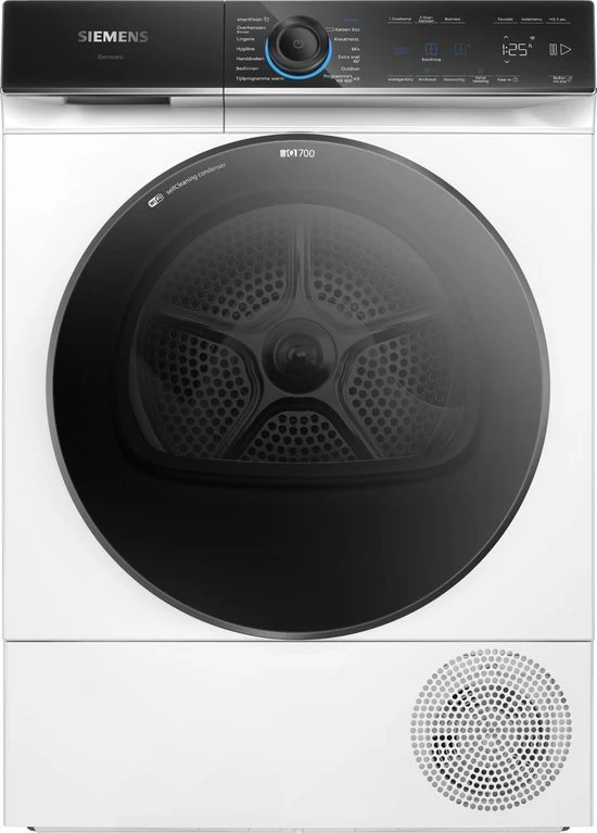 Siemens warmptepompdroger WQ45B2A5NL - met stoom