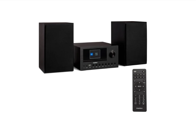 MEDION P85003 (MD85008) Micro Hi-Fi - Stereoset Zwart
