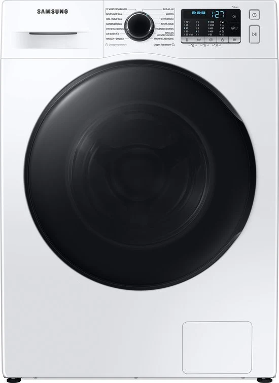 Samsung was-droogcombinatie WD80TA049BE - Wit
