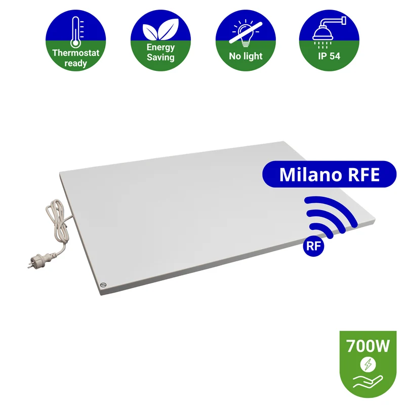 Infrarood Paneel Milano RFE - Draadloze thermostaat - 60 x 100 cm - 700 Watt