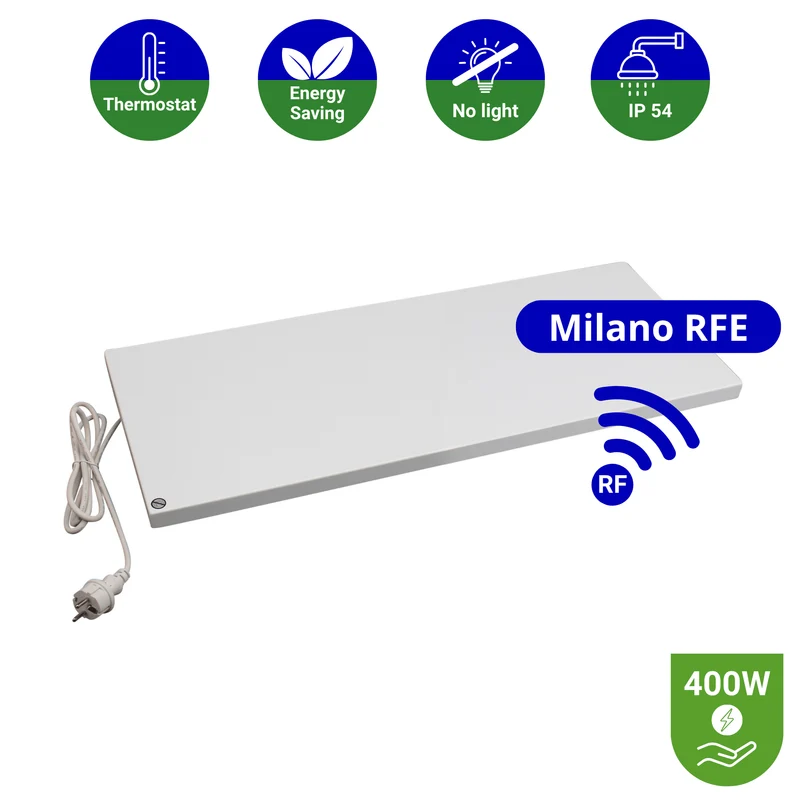 Infrarood Paneel Milano RFE - Draadloze thermostaat - 30 x 100 cm - 400 Watt