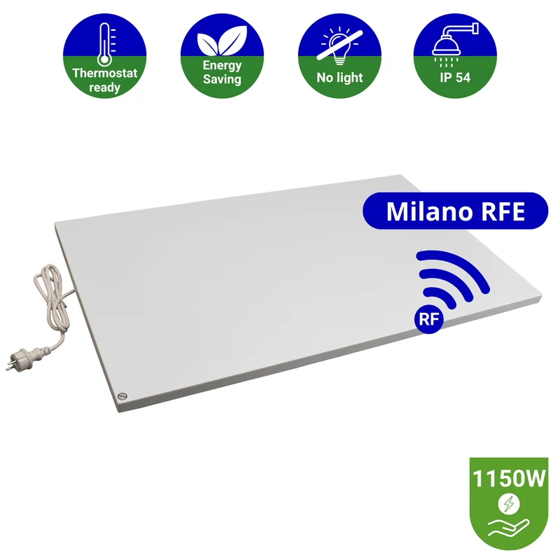 Infrarood Paneel Milano RFE - Draadloze thermostaat - 75 x 120 cm - 1150 Watt