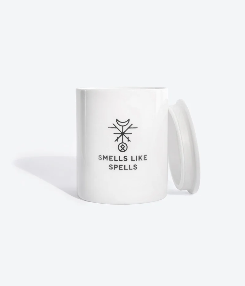 Smells Like Spells Geurkaars — Tarot De Maan (THE MOON), sojawas in porselein (±60 uur)