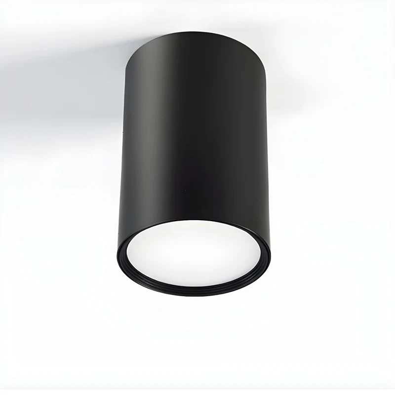 Nordic LED Metal Cylinder Flush Mount Ceiling Light | Belnix
