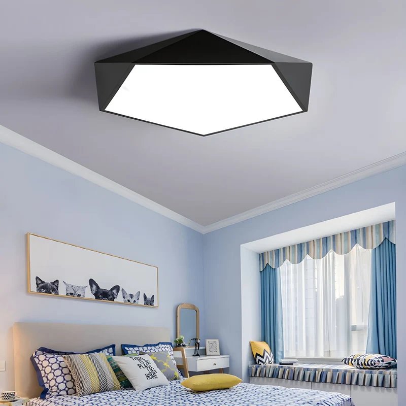 Slim Acrylic LED Nordic Flush Mount Ceiling Light | Glowvia