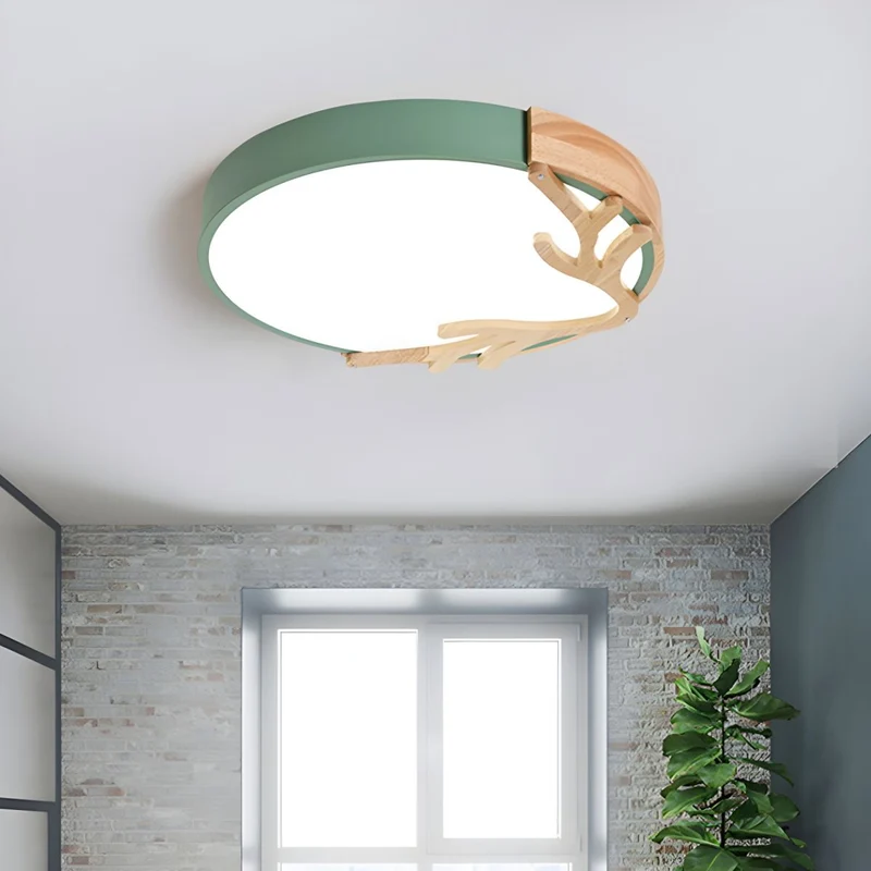 Kids Nordic Metal Flush Mount LED Ceiling Light | Lumivex