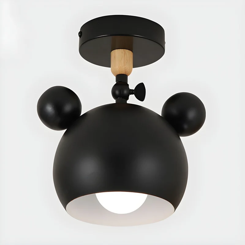 Metal Macaron Nordic Semi Flush Ceiling Light | Celvian