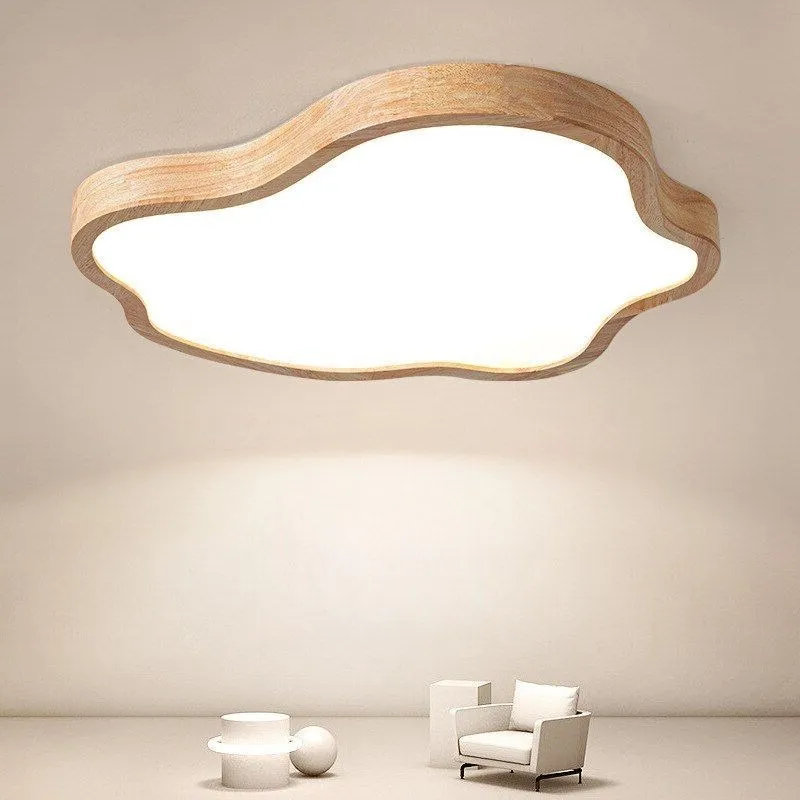 Modern Wood Finish Ceiling Light for Home Interiors | Marqis