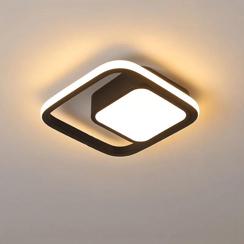 Modern Square Ring LED Ceiling Light for Indoor Use | Cenvara
