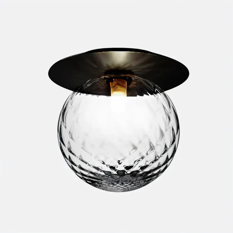 Glass Globe LED Ceiling Fixture Modern Design | Benlira