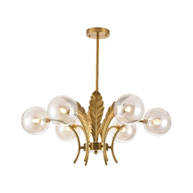 Contemporary Glass Sphere Ceiling Light Fixture | Glasia