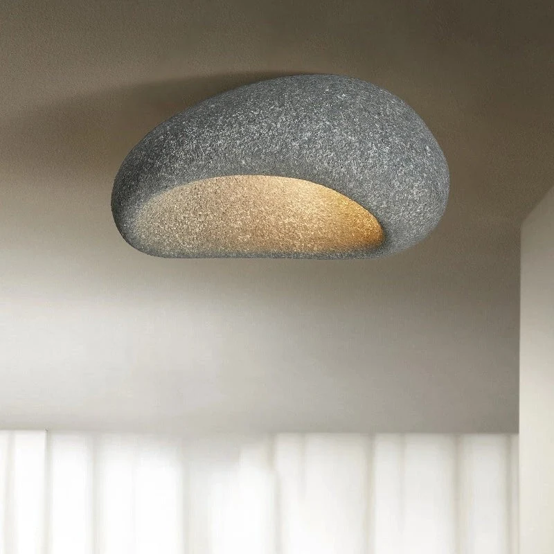 Nordic Minimalist Resin Ceiling Lamp Wabi Style | Laviore