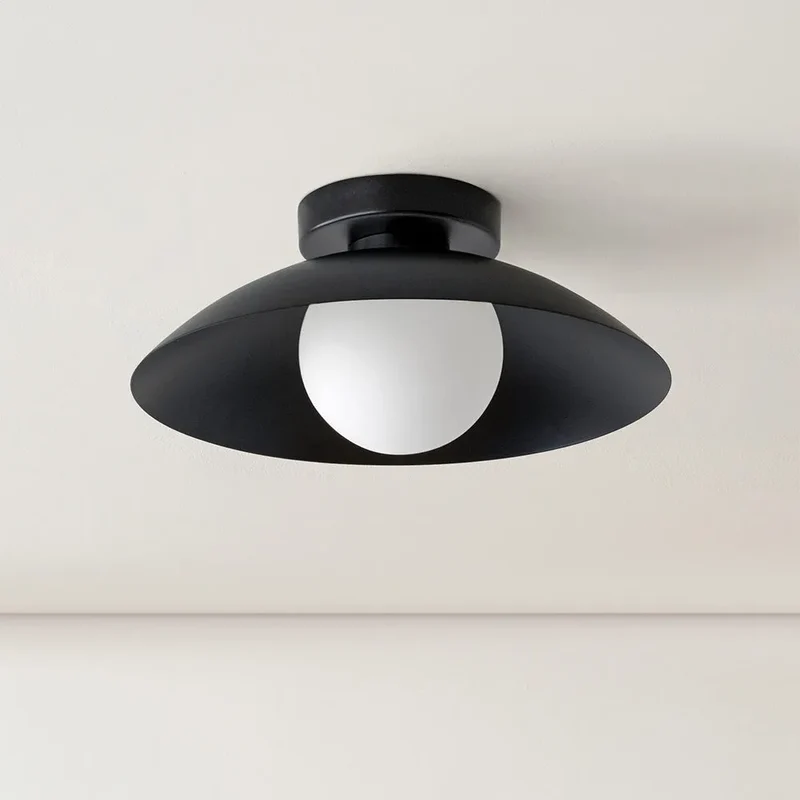 Round Metal Ceiling Fixture for Modern Minimalist Spaces | Bravonex