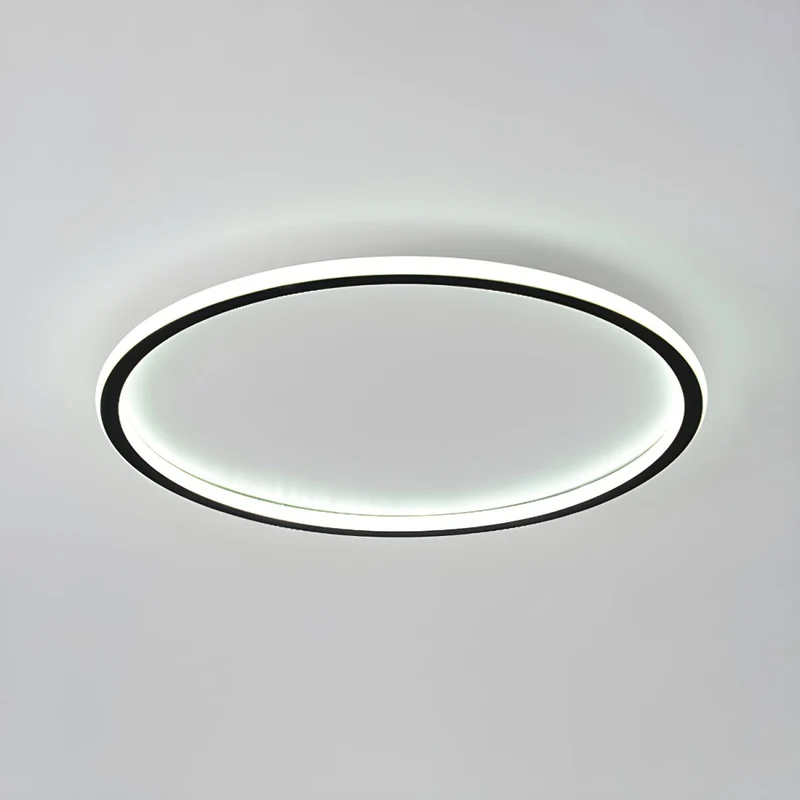 Round Nordic LED Ceiling Fixture Flush Mount with Remote | Lightrae