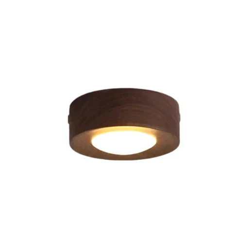 LED Ceiling Light with Walnut Wood Spotlight Design | Milona