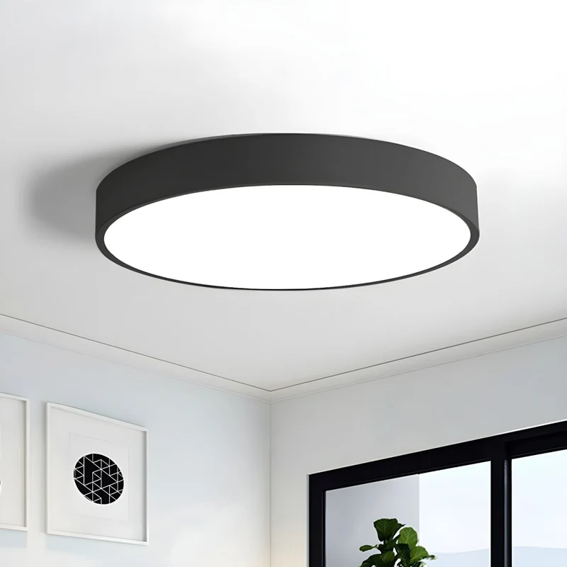 Nordic Slim LED Flush Mount Ceiling Light Modern Design | Valdora