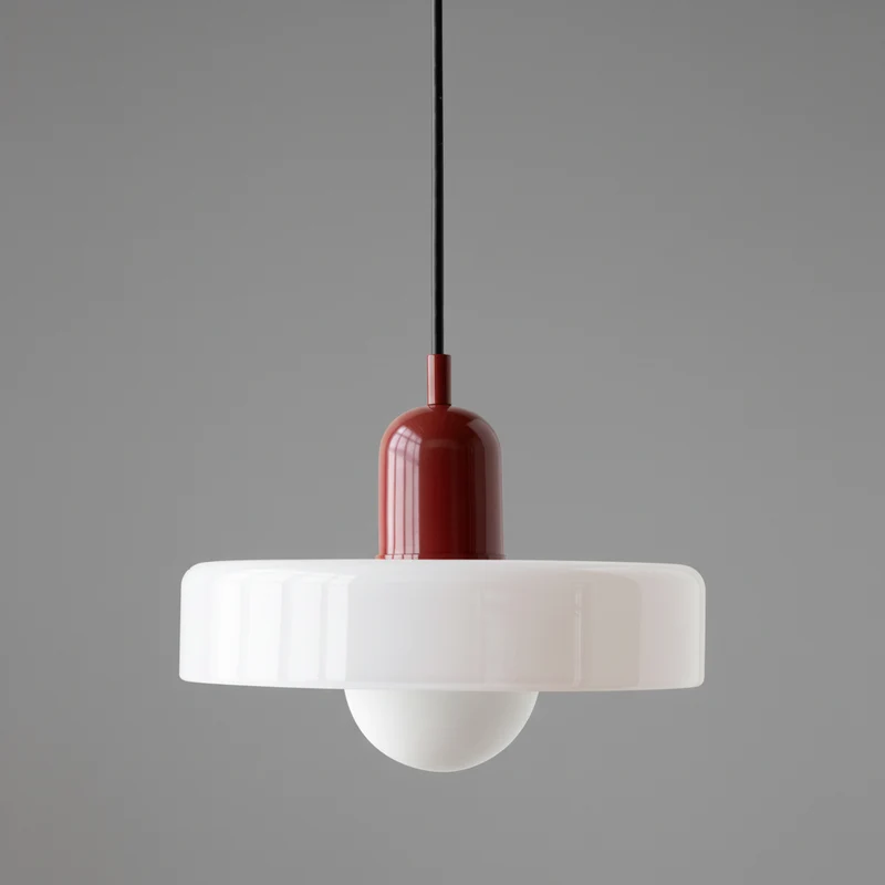 Bauhaus Colored Glass Pendant Lamp | Modern Pendant Lighting