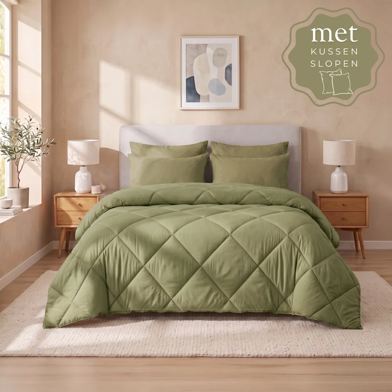Deluxe Zomer Dekbed | Khaki