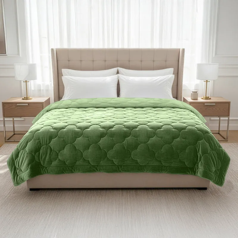 Velura Series - Velvet Dekbed | Groen