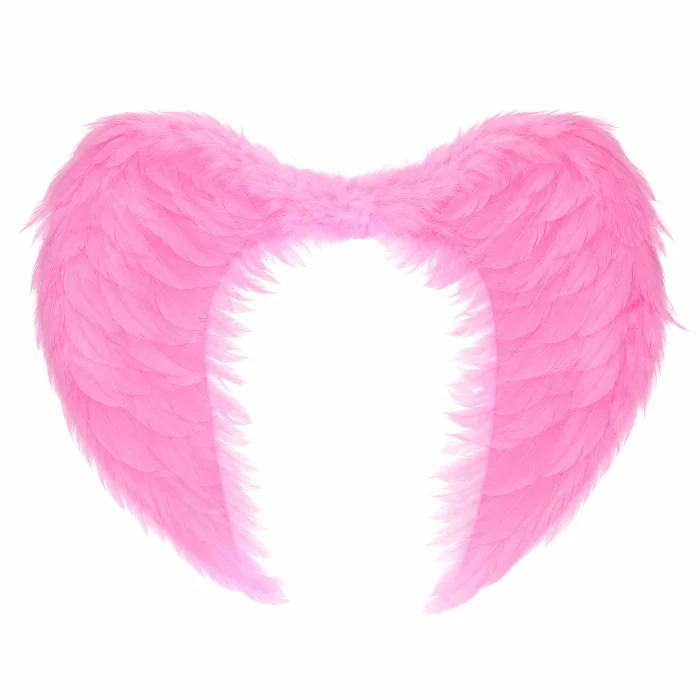 Engelenvleugels veren roze
