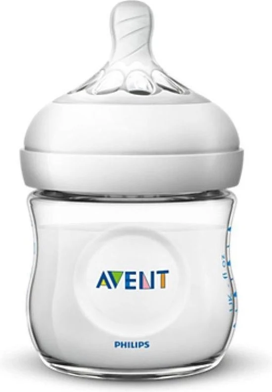 Philips Avent Natural babyfles ‚SCF030/17 babyfles (0m+) voor langzame toevoer - Wit