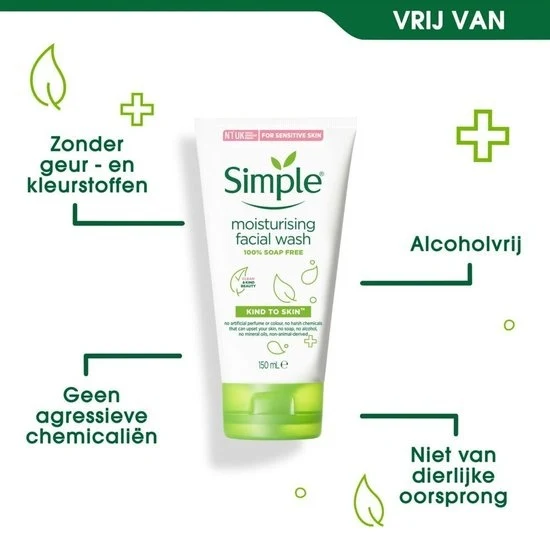 Simple Moisturising Facial Wash - 150ml