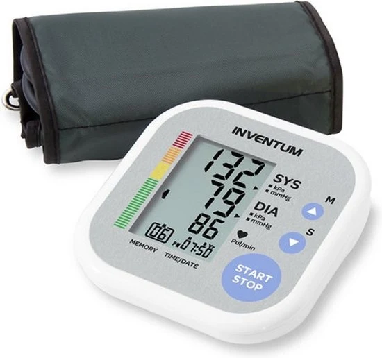 Inventum BDA432 - Bloeddrukmeter bovenarm - Hartslagmeter - Manchet 22 tot 32 cm