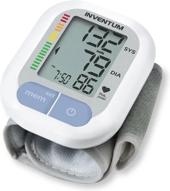 Inventum BDP421 - Bloeddrukmeter pols - Hartslagmeter - Manchet 13,5 tot 21,5 cm