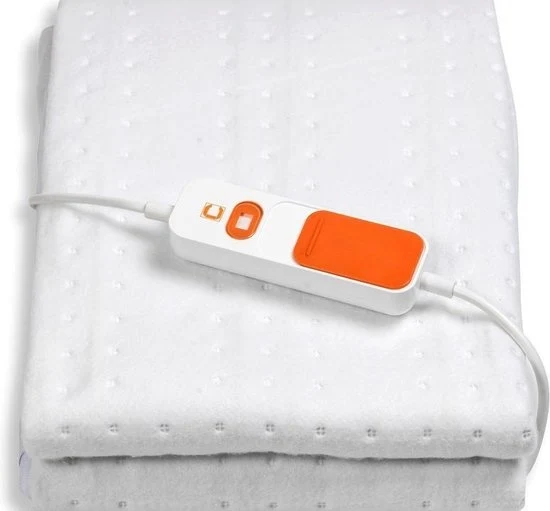 Cresta Care KTS110 Elektrische deken 1 persoons met 180 minuten timer en machine wasbaar cosy fleece 150x80 cm