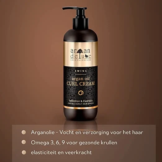 Argan Deluxe Curl Defining Cream in kapperskwaliteit - 300 ml