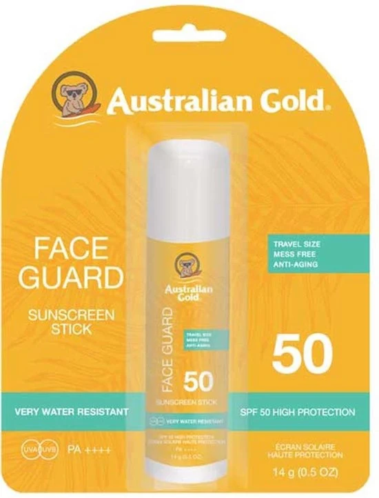 Australian Gold SPF 50 Face Guard Stick - 14 gr - Zonnebrandcrème