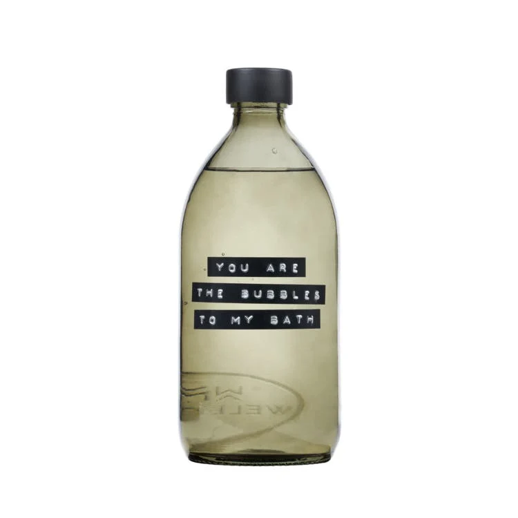 Wellmark Badzeep - Dark Amber - You are the bubbles to my bath - 500ml