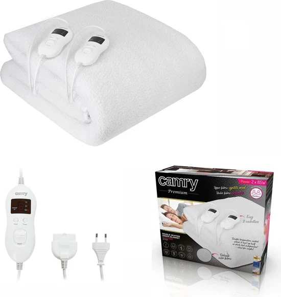 Camry CR 7421 - Elektrische Deken - 2 persoons / 180x160 cm
