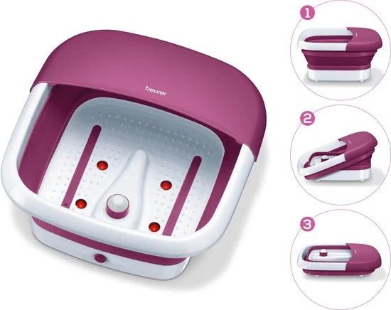 Beurer FB 30 Elektrisch voetenbad - Voetmassage - Inklapbaar / opvouwbaar