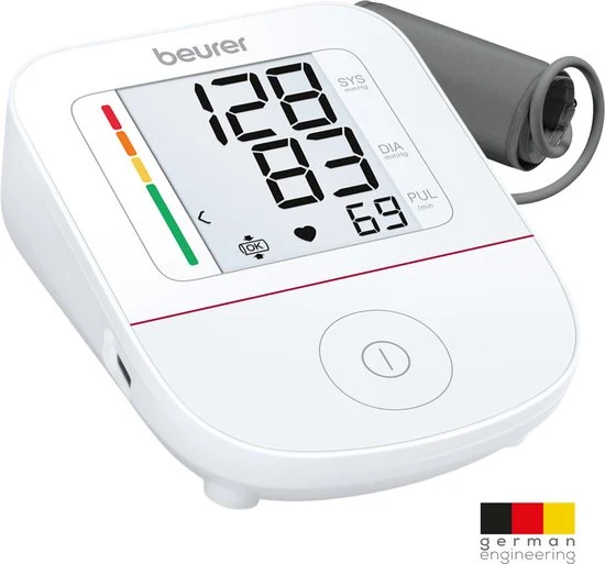 Beurer BM 23 Basic Bloeddrukmeter bovenarm - Risico-indicator - Manchet 22 tot 42 cm - USB C aansluiting